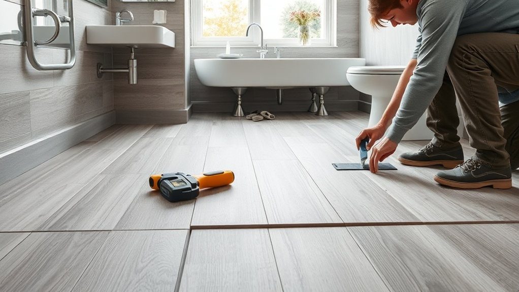 Bathroom Flooring Installation in Islington